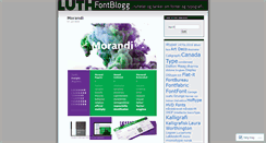 Desktop Screenshot of fontblogg.no