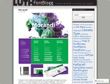 Tablet Screenshot of fontblogg.no